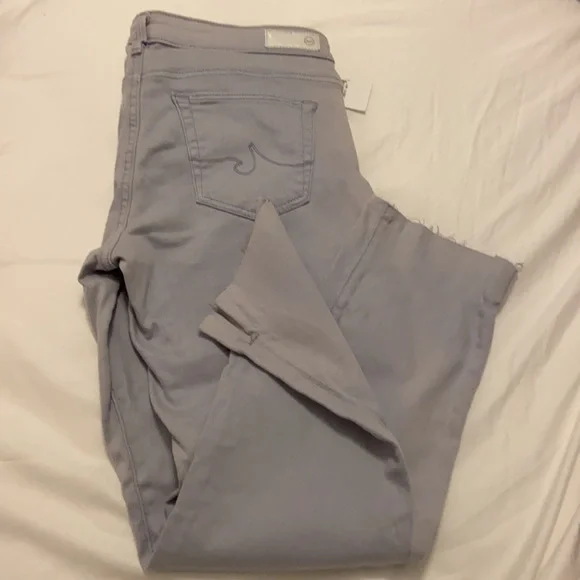 AG the Slit crop Jeans in gray